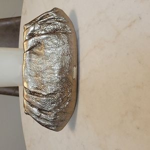 BCBG Clutch, Leather, Gold, Brand New